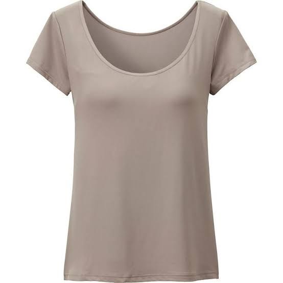 UNIQLO AIRism Scoopneck Shirt Bra 