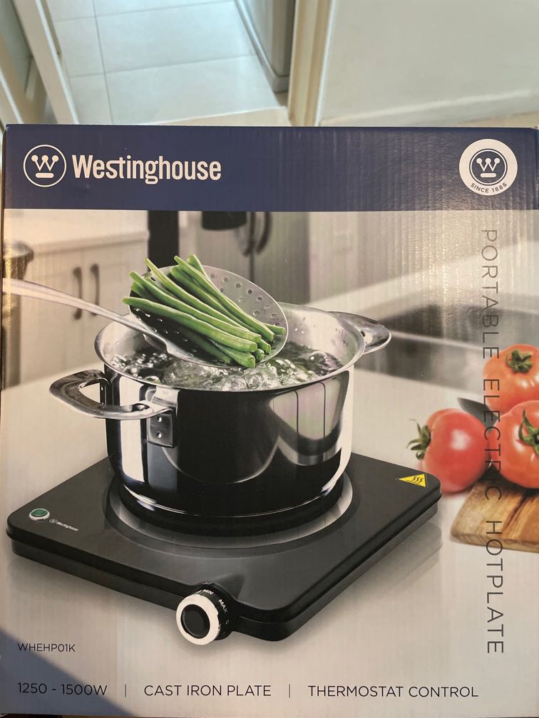 Westinghouse electric hot plate. Brand new in box, TV & Home Appliances