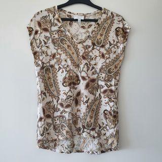 Witchery linen V neck tee