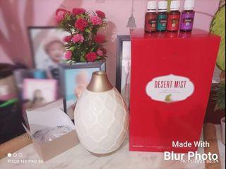 Young Living Desert Mist Diffuser and Essential Oils