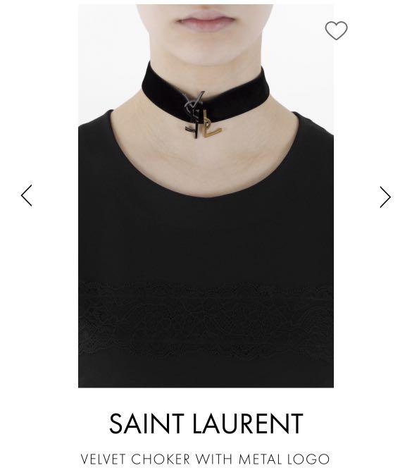 YSL velvet choker Carousell