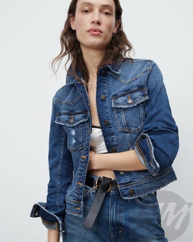 Zara basic denim jacket new arrivals