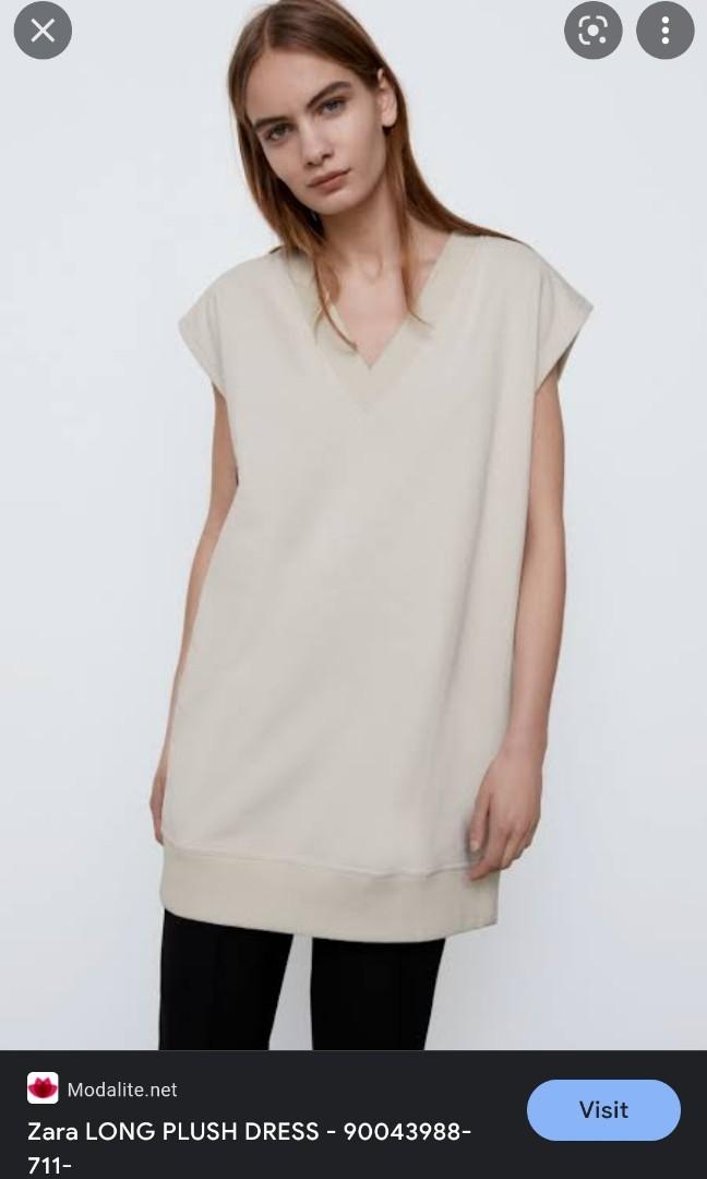 Zara white sweater dress cheap