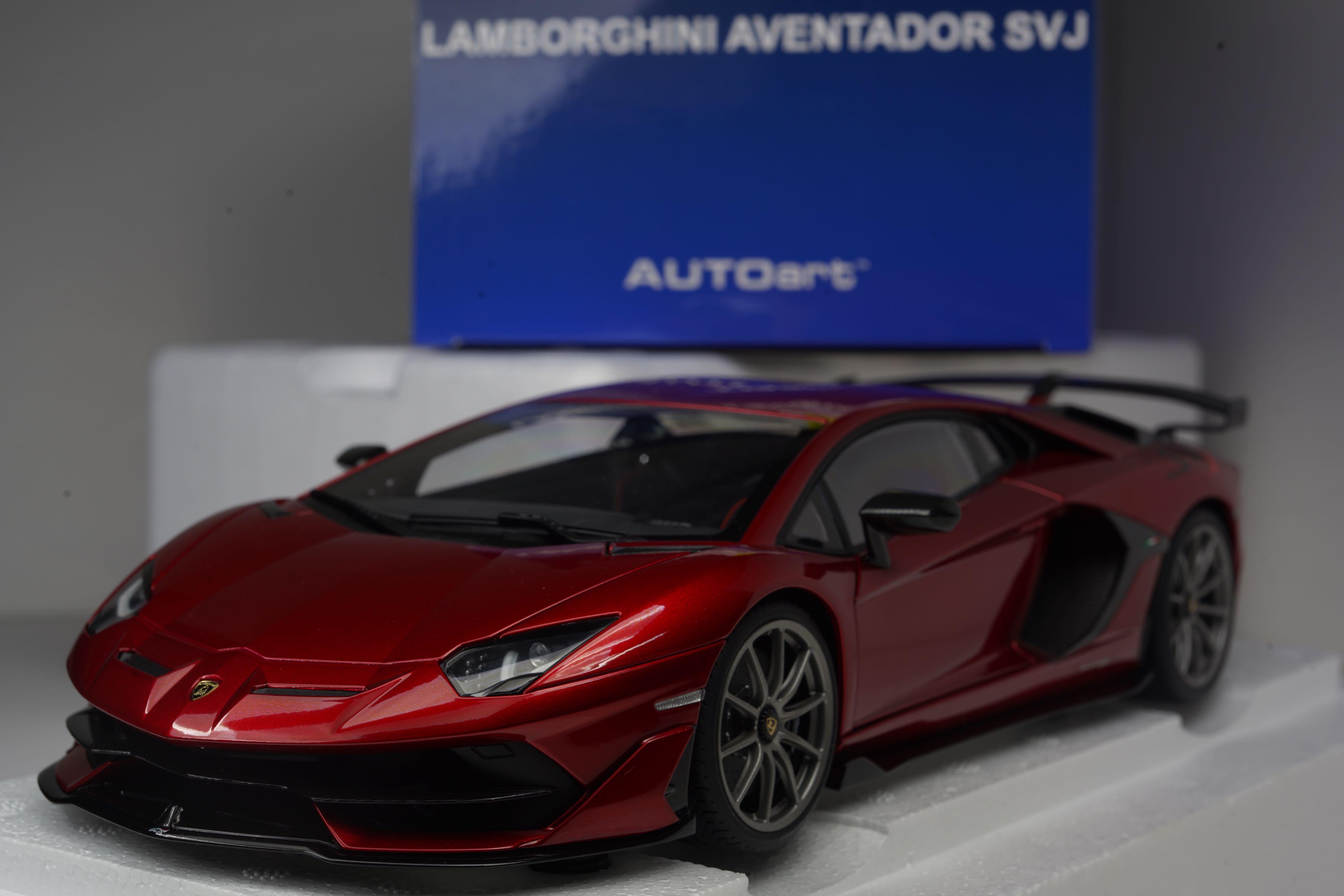 1/18 AUTOart Lamborghini Aventador SVJ Rosso Efesto 深紅色, 興趣及