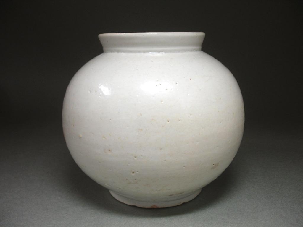 李朝 粉青沙器 扁壺 牡丹文 y023 朝鮮美術 | 李朝粉青沙器線刻牡丹文小