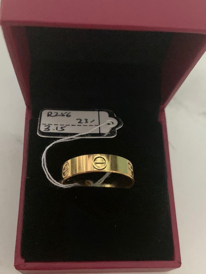 Cartier gold ring 916 clearance