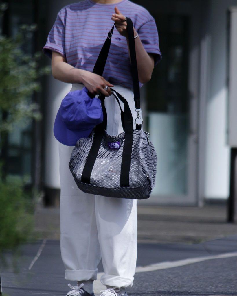 日版日本紫標The North Face Purple Label Mesh Duffle Bag 袋, 男裝