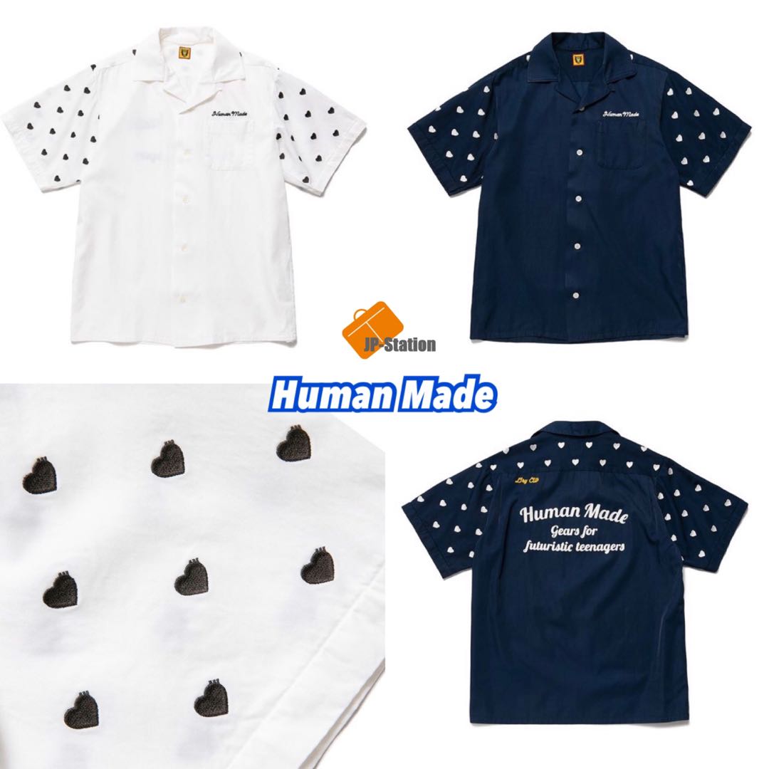 human made EMBROIDERY SHIRT シャツ