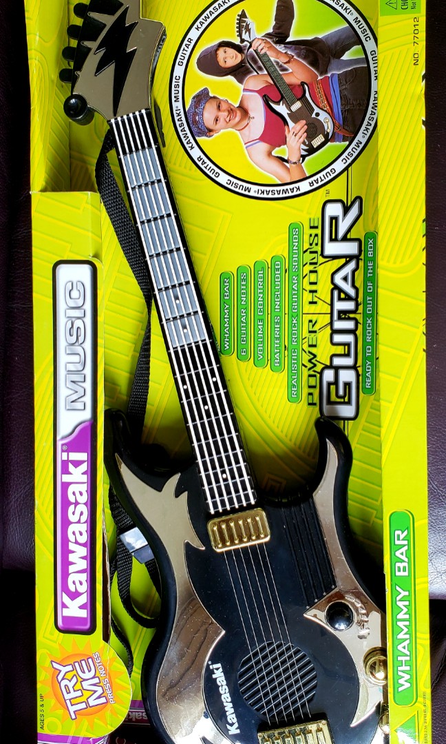 Kawasaki toy guitar sales