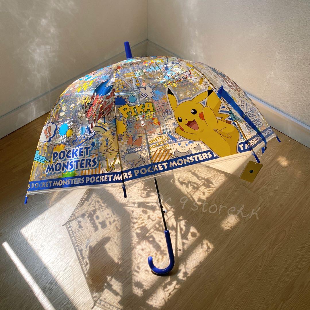 日本直送pocket Monsters 比卡超透明55cm雨傘 興趣及遊戲 旅行 旅遊 雨傘 Carousell