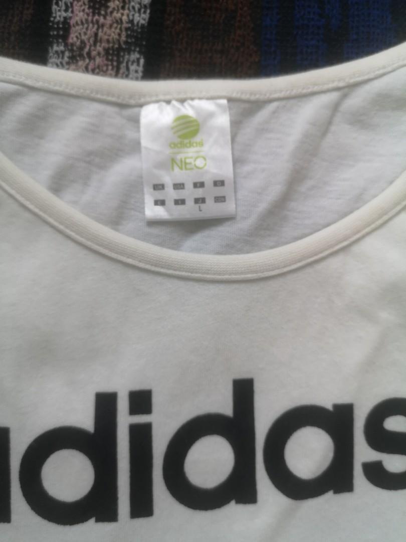 ADIDAS NEO 03 SLEEVELESS WHITE TSHIRT Men s Fashion Tops Sets