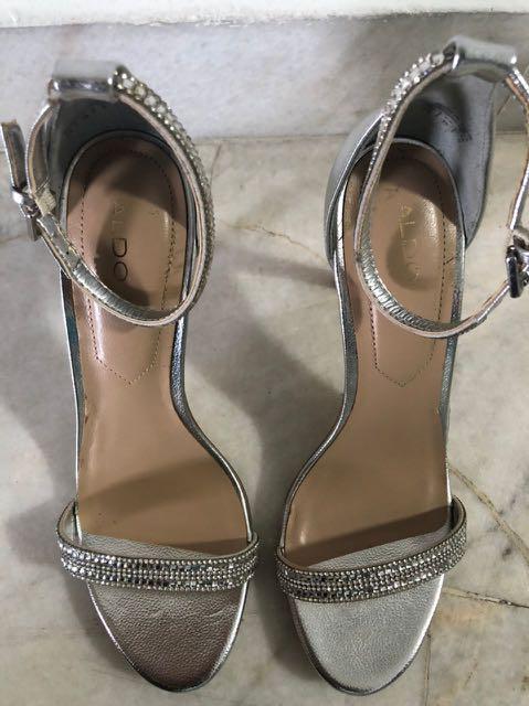 Aldo Silver heels Ciasa