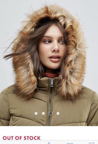 Asos winter jacket parka coat Women s Fashion Coats Jackets
