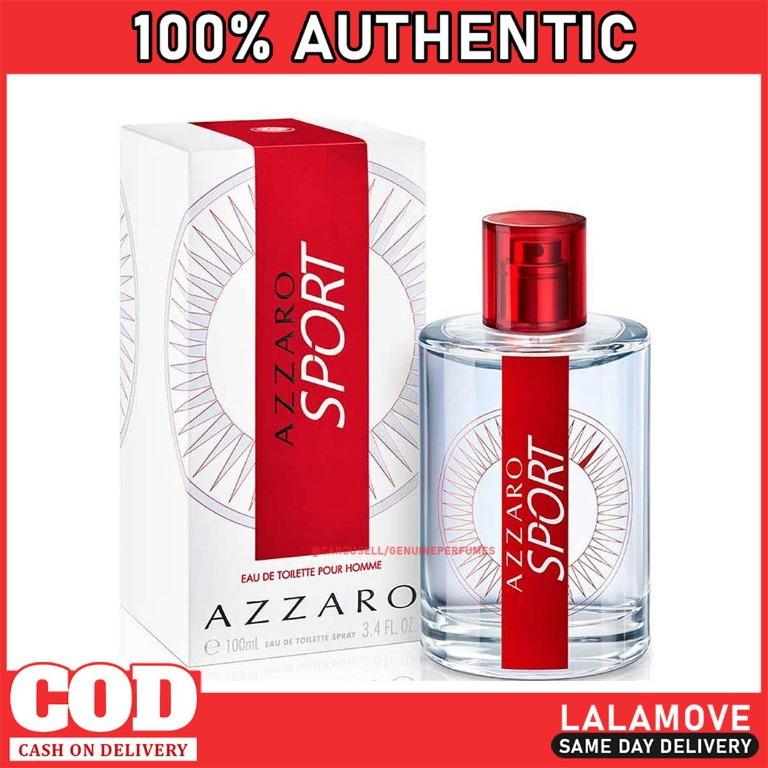 Azzaro Sport 100ml Eau De Toilette EDT For Men Beauty Personal
