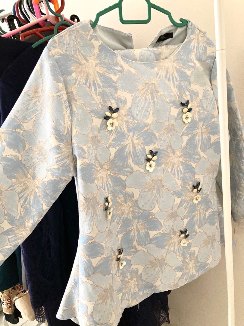 Baju Kurung Raya 2022 Brocade Beads 