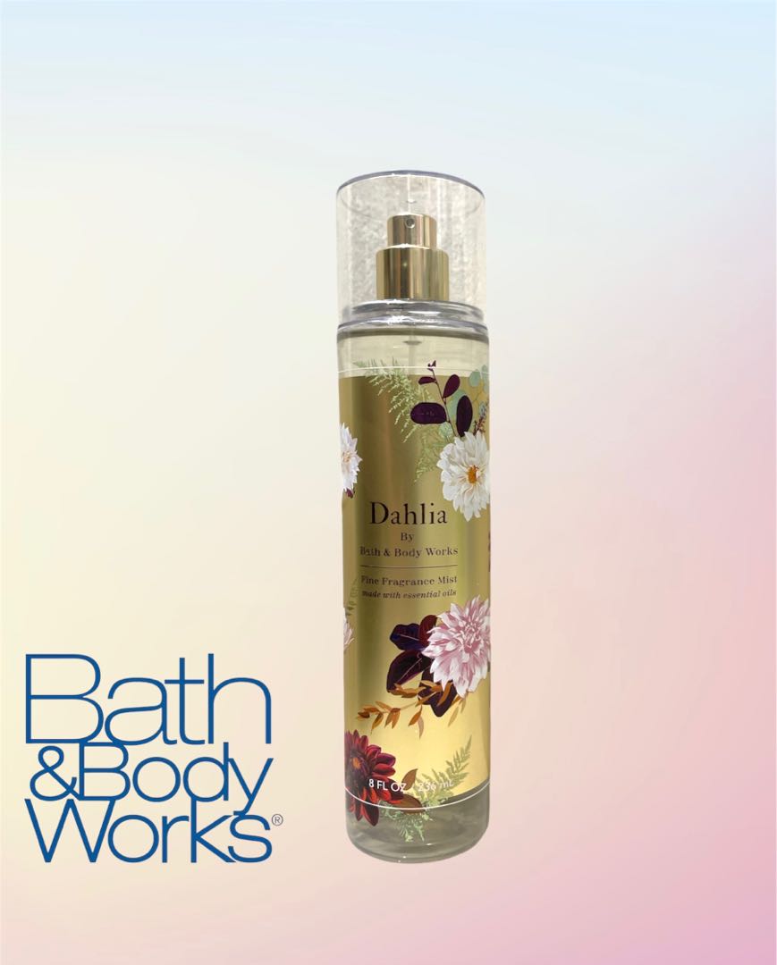 BATH & BODY WORKS DAHLIA FINE FRAGRANCE MIST 8 fl oz / 236 ml, Beauty & Personal Care, Fragrance