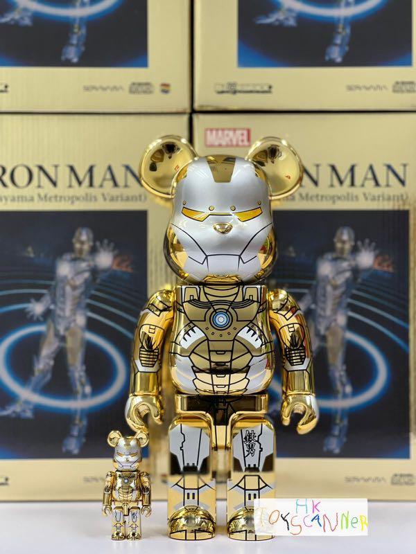 高品質新作】 ヤフオク! - BE@RBRICK SORAYAMA IRONMAN 100% 400 ...