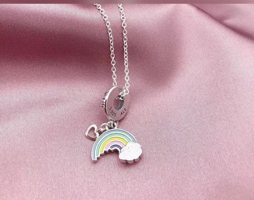 Rainbow necklace best sale pandora