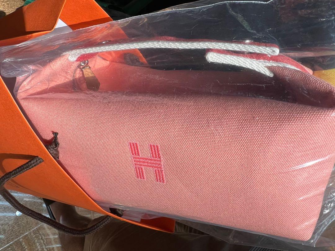 💎SUPER RARE] Hermes Trousse Bride-A-Brac Bag Pink PM Size 爱马仕