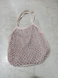 Boho mesh bag) beach bag