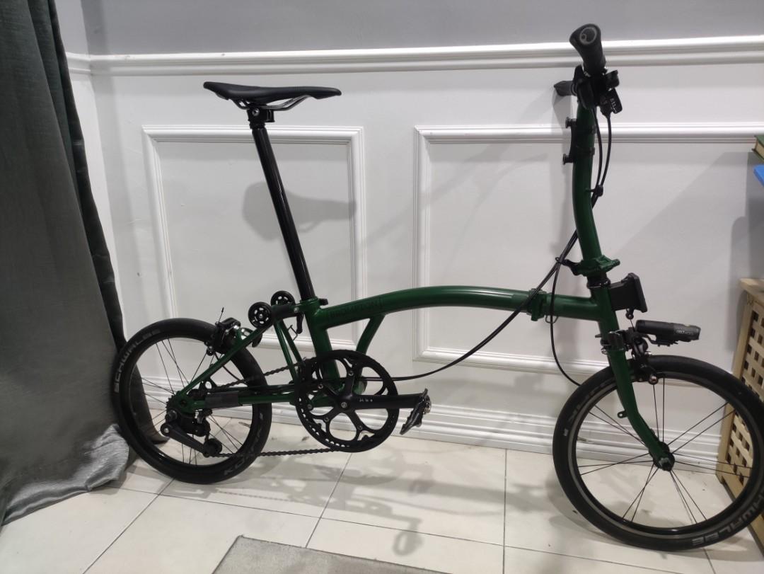 Brompton racing on sale green black edition