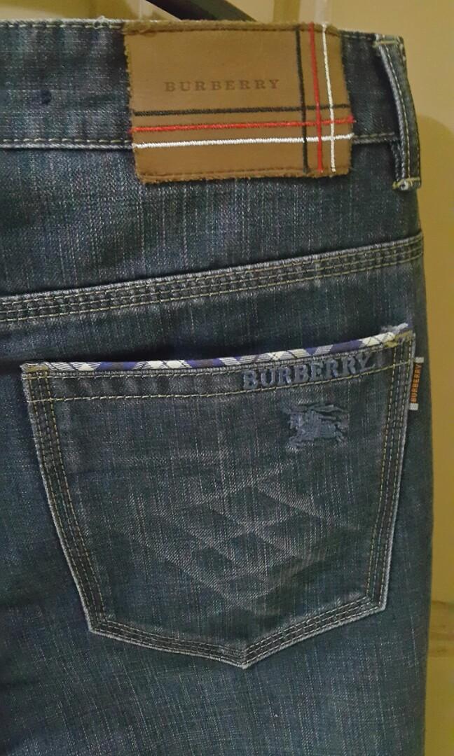 BURBERRY JEANS MEN'S, Men's Fashion, Bottoms, Jeans on Carousell