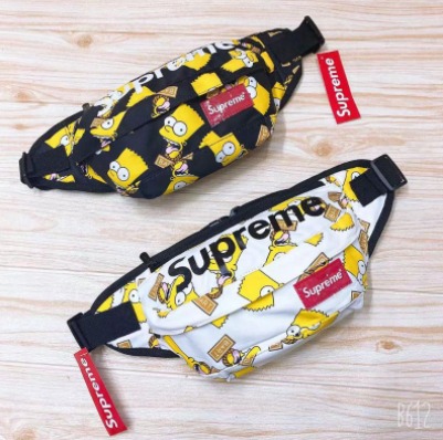 Supreme simpsons fanny pack clearance