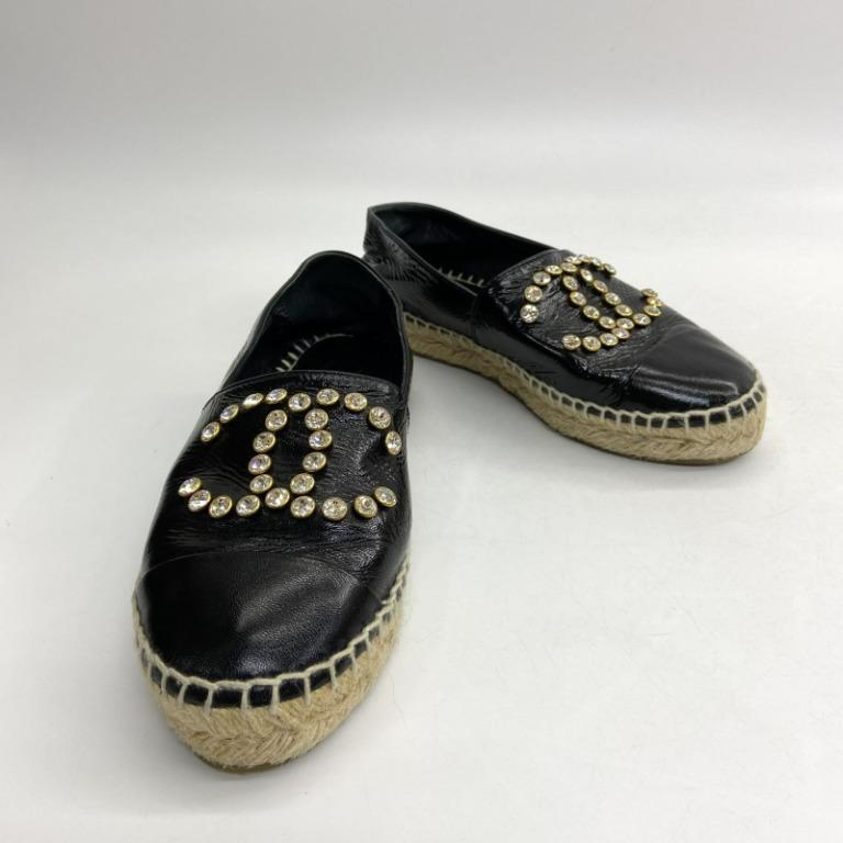 Chanel straw espadrilles clearance