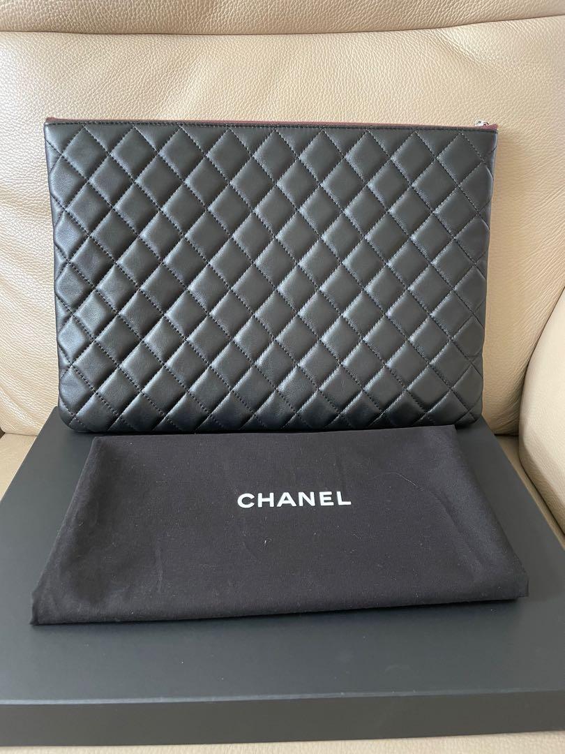 Chanel classic large pouch store