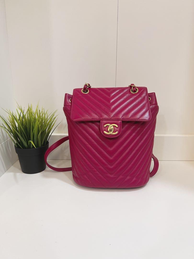 Chanel urban spirit backpack cheap pink