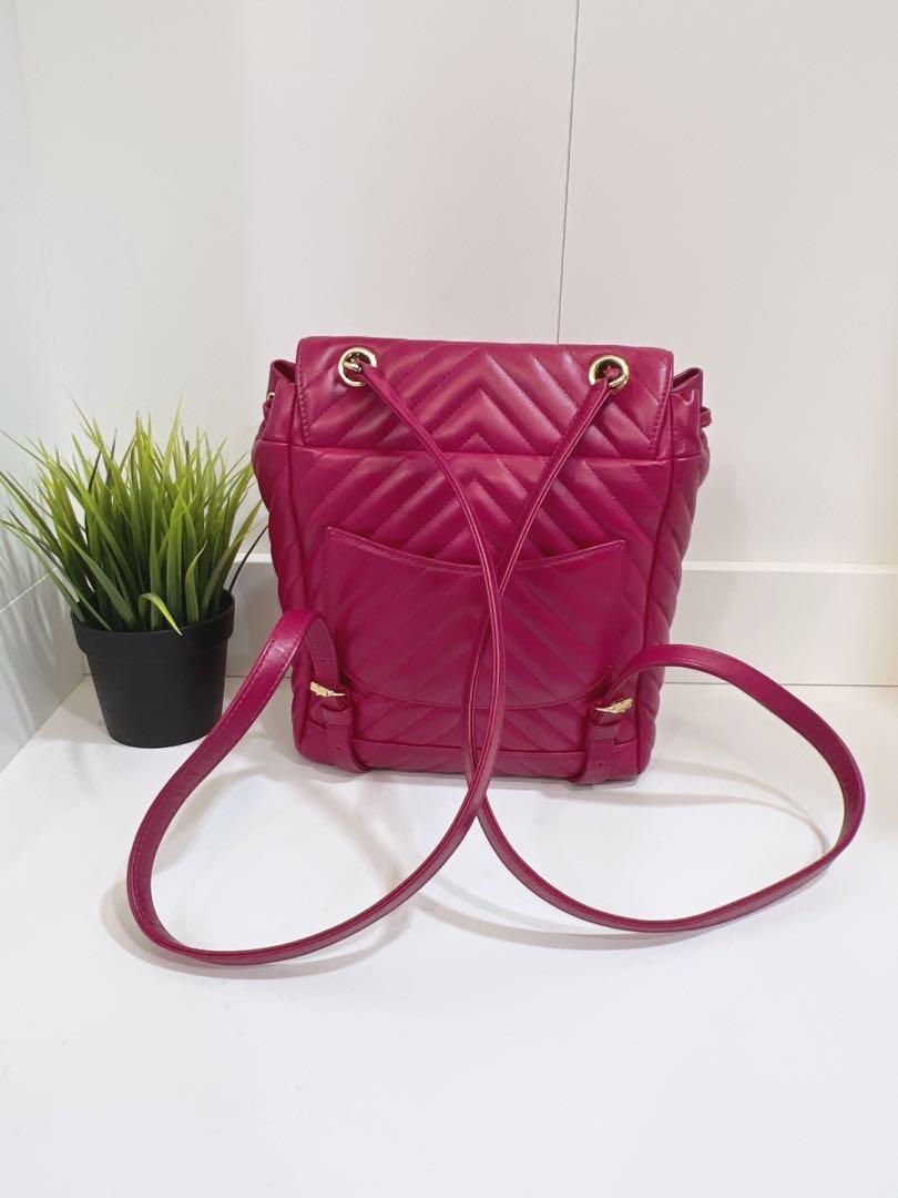 Chanel Urban Spirit backpack in Chevron calfskin pink Luxury