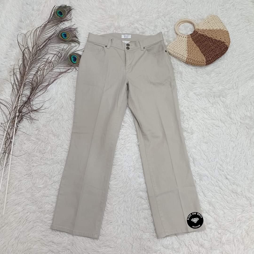 BANKS WOMAN'S HIGH WAIST PANTS, Fesyen 