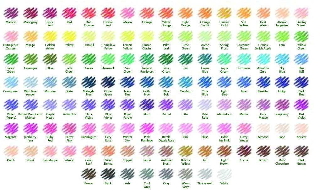 Crayola Colored Pencils, 120 pieces, Hobbies & Toys, Stationery & Craft