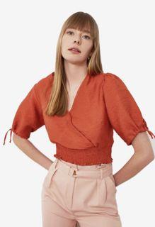 Trendyol Orange Crop Top Blouse