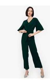 Dark Green Jumpsuit Set