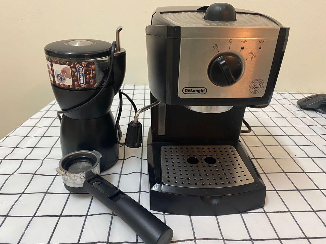 Delonghi coffee machine fullset EC155, TV & Home Appliances, Kitchen