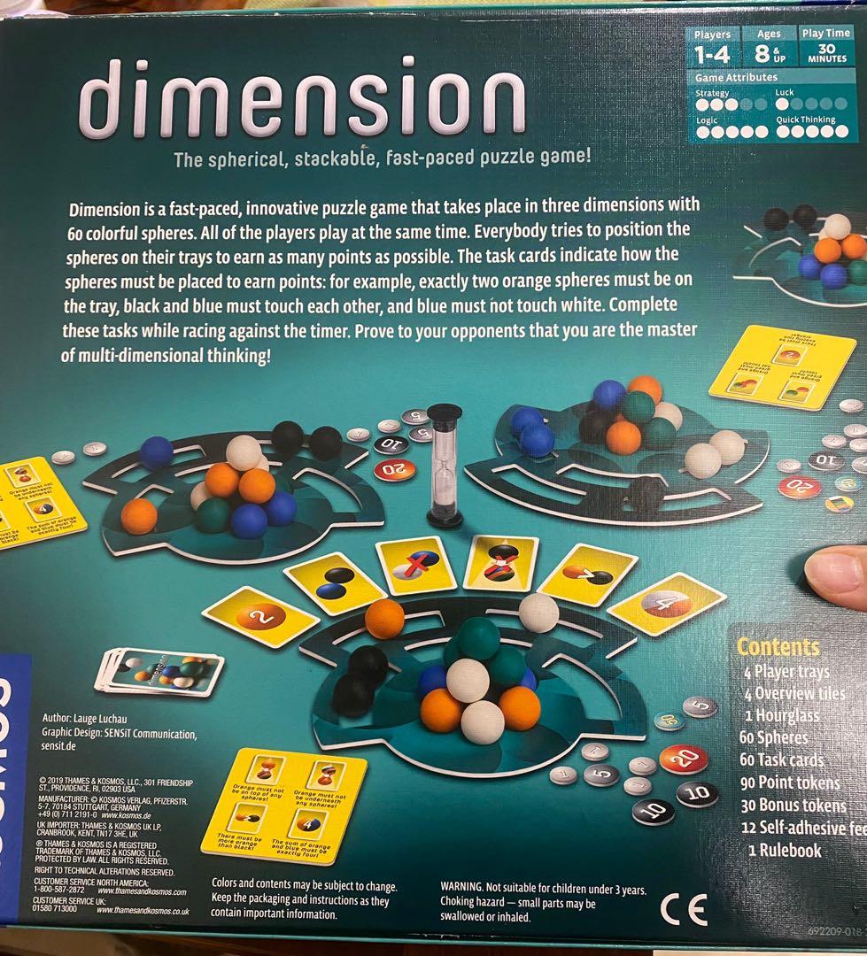 Dimension board game, 興趣及遊戲, 玩具 & 遊戲類 - Carousell