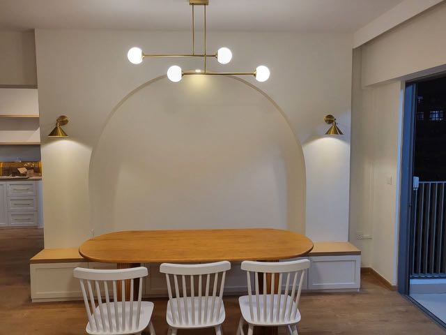 200m Table Dining Table 200m x 80m x 75m, Furniture & Home Living, Lighting & Fans ...