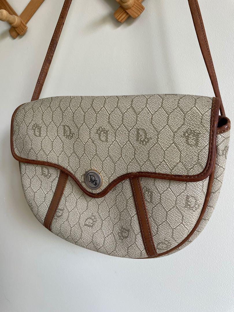 Dior Vintage Honeycomb Sling Bag (Category: Luxury Bags & Wallets) located in Cagayan de Oro. Submitted by beryljane (Listing ID 1156873834, Image 3). Description: No major issues. Just stain/dirt on the inner lining. .