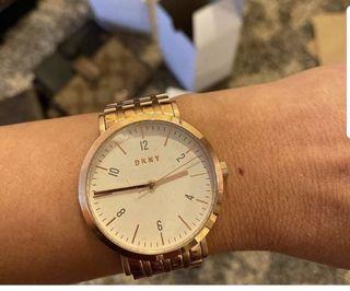 DKNY Rose gold watch