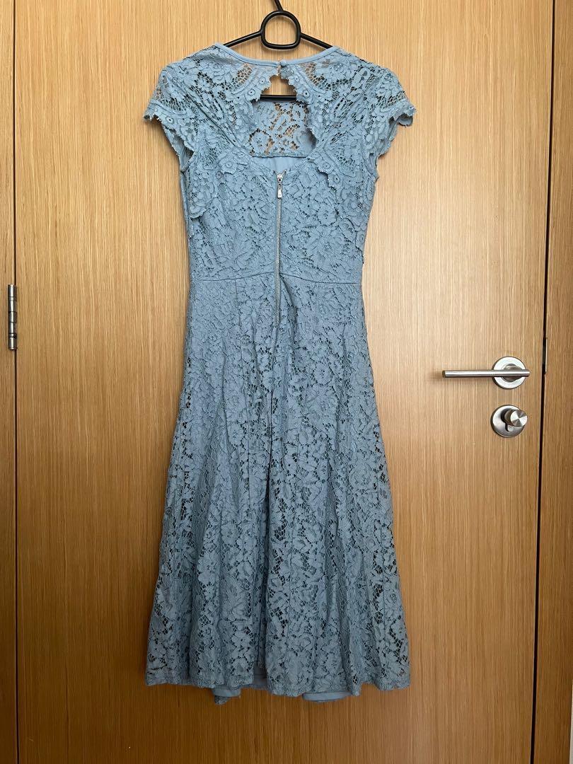 Dorothy Perkins Blue Lace Dress, Women's Fashion, Dresses & Sets, Dresses  on Carousell