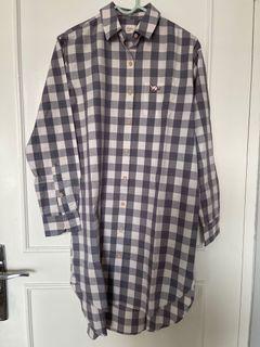 Dress kemeja korea