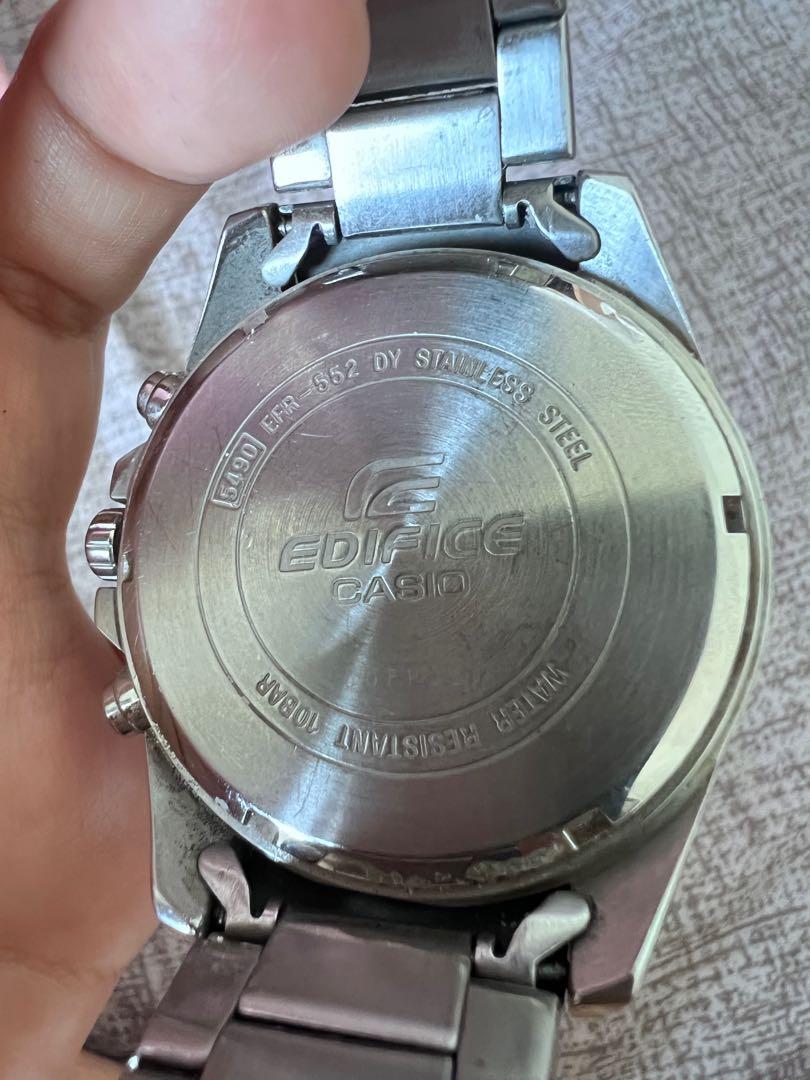 Jam edifice discount casio wr 100m