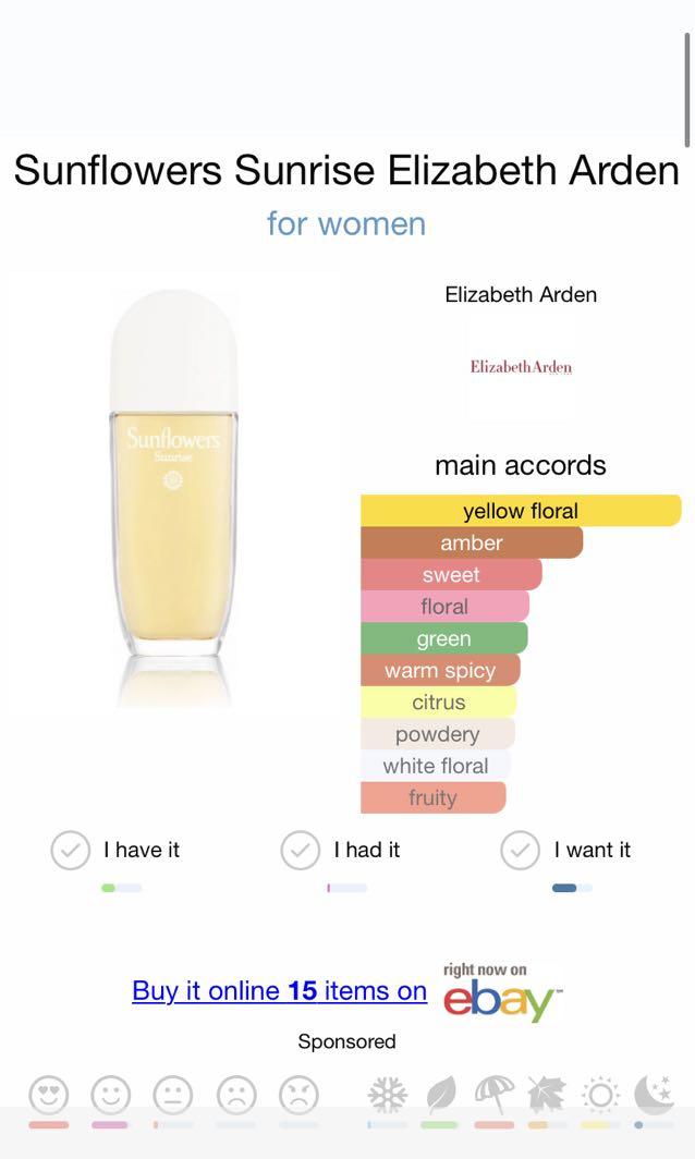 Elizabeth Arden Sunflowers Sunrise Perfume (100ml), Beauty & Personal