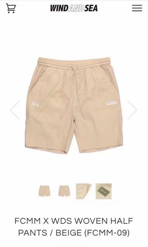 FCMM x WIND AND SEA WOVEN HALF PANTS, 男裝, 褲＆半截裙, 短褲 