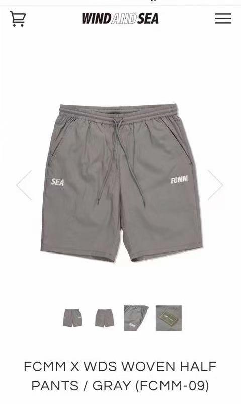 FCMM x WIND AND SEA WOVEN HALF PANTS, 男裝, 褲＆半截裙, 短褲