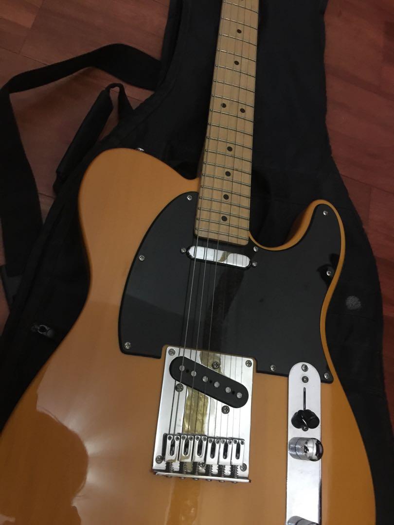 Fender Squier telecaster with 38w amp with bag and free