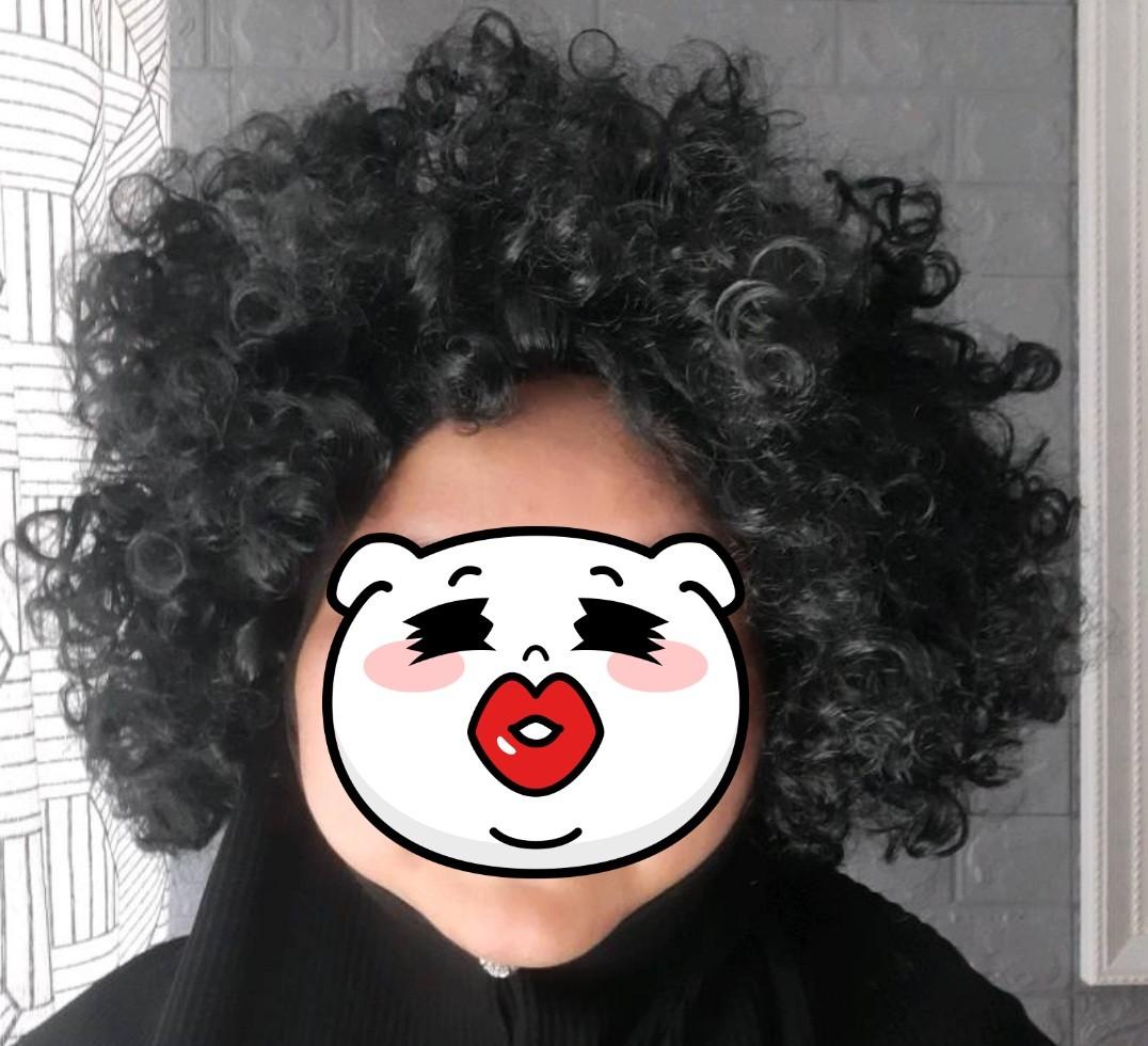 FREE POST to West Malaysia only Ready Stock Afro Wig ONLY design adult colourful blonde red pink white black yellow brown purple coffee blue ore