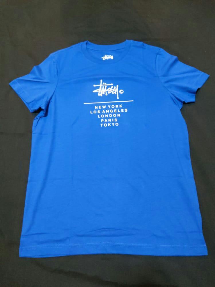 Free Shipping 100 Cotton Tshirts Stussy New York Los Angeles London Paris Tokyo Men S Fashion Tops Sets Tshirts Polo Shirts On Carousell Free Shipping 100 Cotton Tshirts Stussy New York Los Angeles London Paris Tokyo Men S Fashion Tops Sets Tshirts Polo Shirts On Carousell