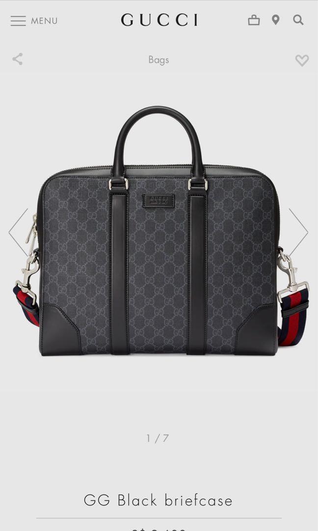 Gucci laptop sales bag mens